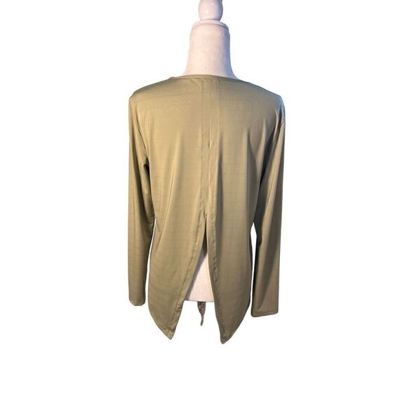 fbf Body long sleeve list green v-neck shirt - XL - Picture 3 of 6